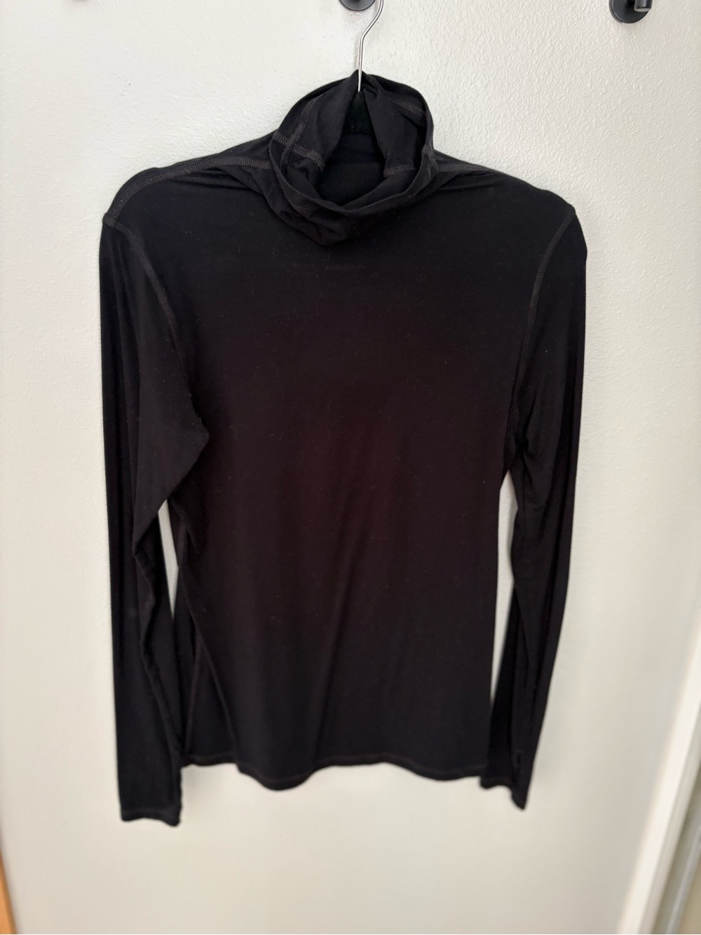 CAbi Black Long-Sleeve Turtleneck Top
